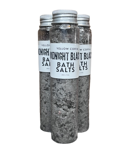 Midnight Black Bath Salts - 4oz