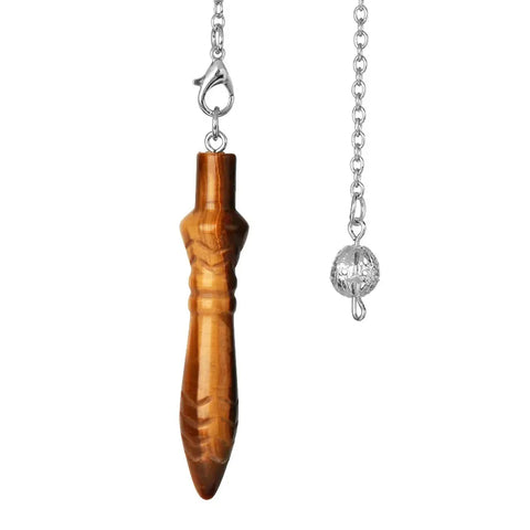 Natural Stone Egyptian Crystal Pendulum - Divination and Reiki