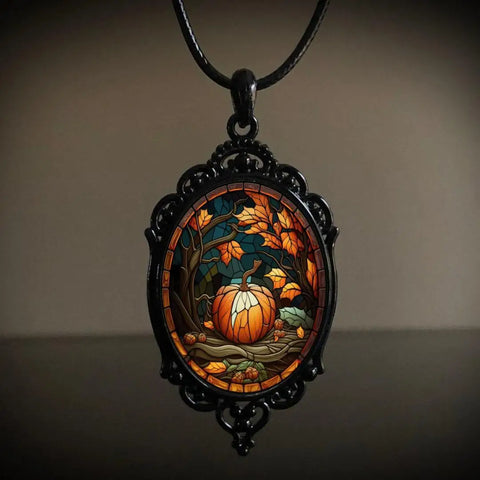 Gothic Vampire Owl Cameo Necklace - 12 Styles for Women & Men | Pagan Witch Jewelry Gift