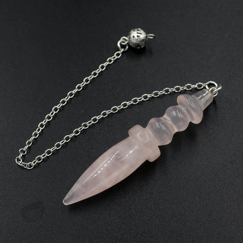 Natural Stone Egyptian Crystal Pendulum - Divination and Reiki