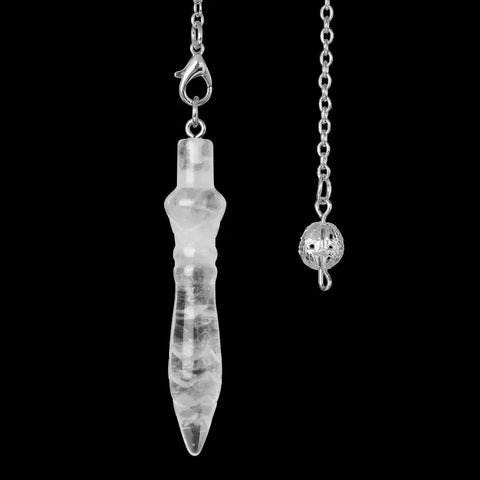 Natural Stone Egyptian Crystal Pendulum - Divination and Reiki