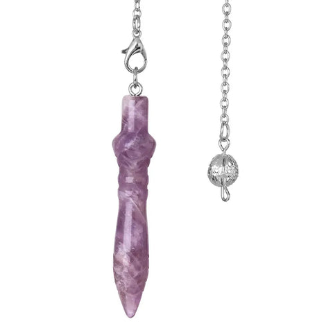 Natural Stone Egyptian Crystal Pendulum - Divination and Reiki